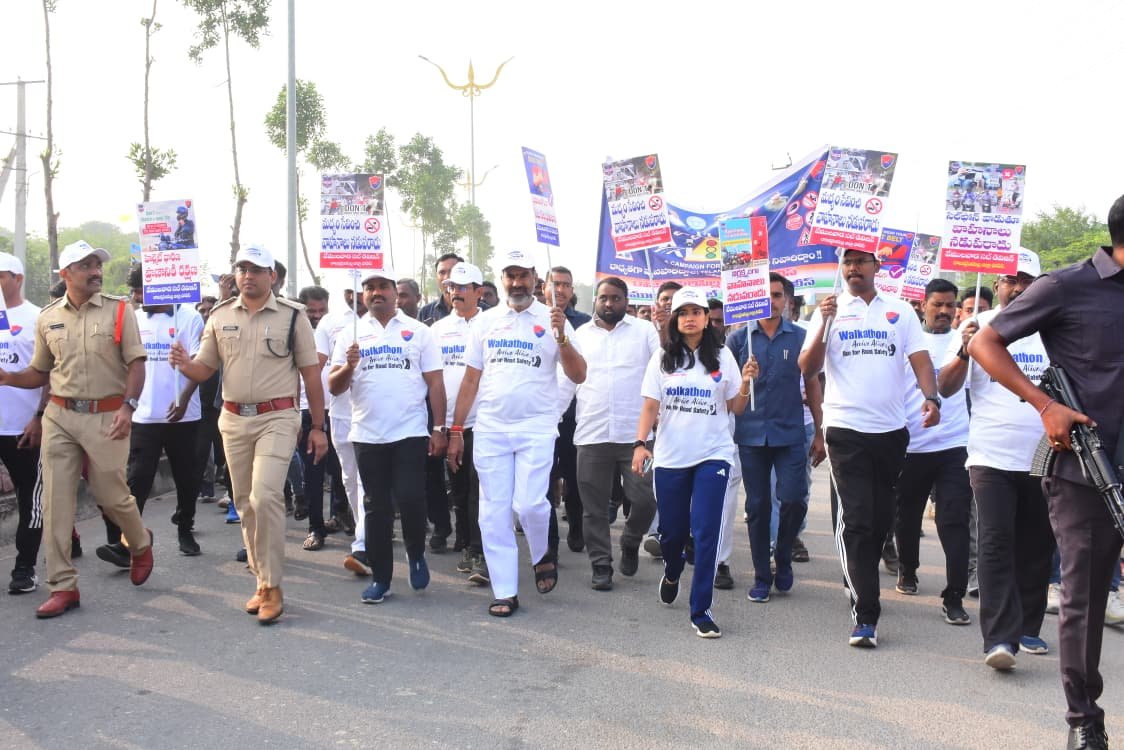 ట్రాఫిక్ రూల్స్ పాటించడం వాహనదారుల సామాజిక బాధ్యత  రోడ్డు ప్రమాదాల నివారణ సాధ్యమే  ప్రభుత్వ విప్, వేములవాడ ఎమ్మెల్యే ఆది శ్రీనివాస్